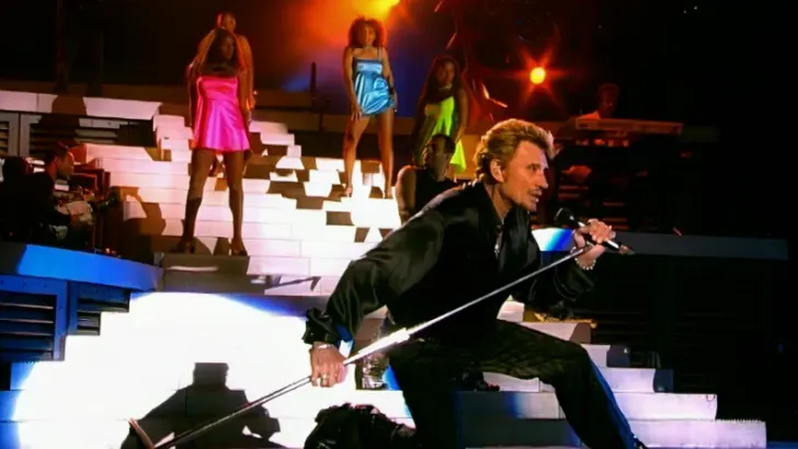 Johnny concert Tour Eiffel
